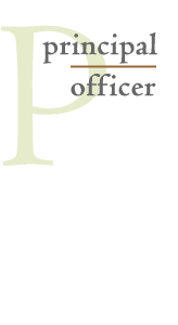 Principal officer